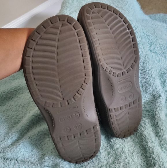 Crocs Brown Unisex Classic Clog sz. 10W - Picture 5 of 8